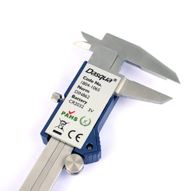 Dasqua Digital Caliper 0-150mm / 0-6 inch / 1/128 inch with Fractions - 1804-1065 - Image 7