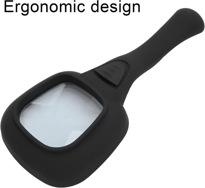 Illuminated LED Hand Magnifier with 6 LED Lights - Image 4