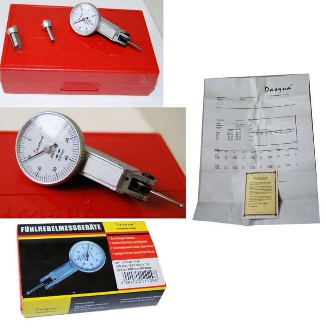 Dasqua Dial Test Indicator 0-0.4 mm - 29 mm Case