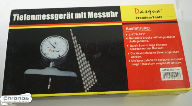 Dasqua Dial Depth Gauge 0-6 inch Imperial-SORRY OUT OF STOCK - Image 5