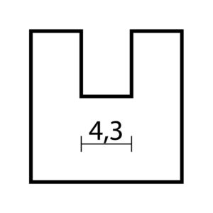 Proxxon Straight Router Bit 5mm dia 610990