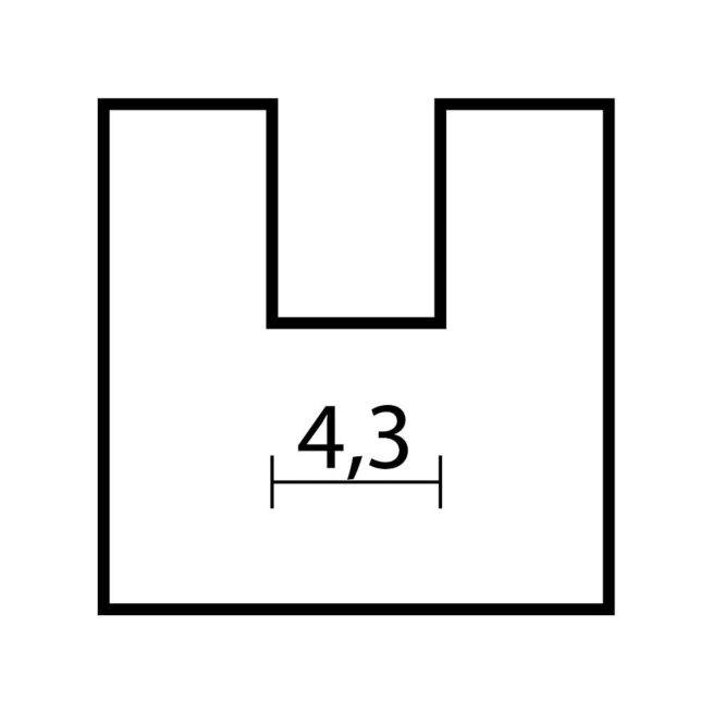 Proxxon Straight Router Bit 5mm dia 610990