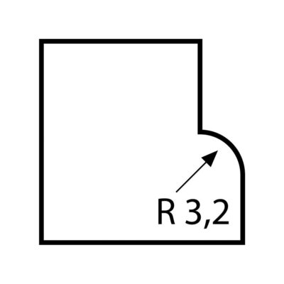 Proxxon Core Router Bit 3.2mm radius 610995