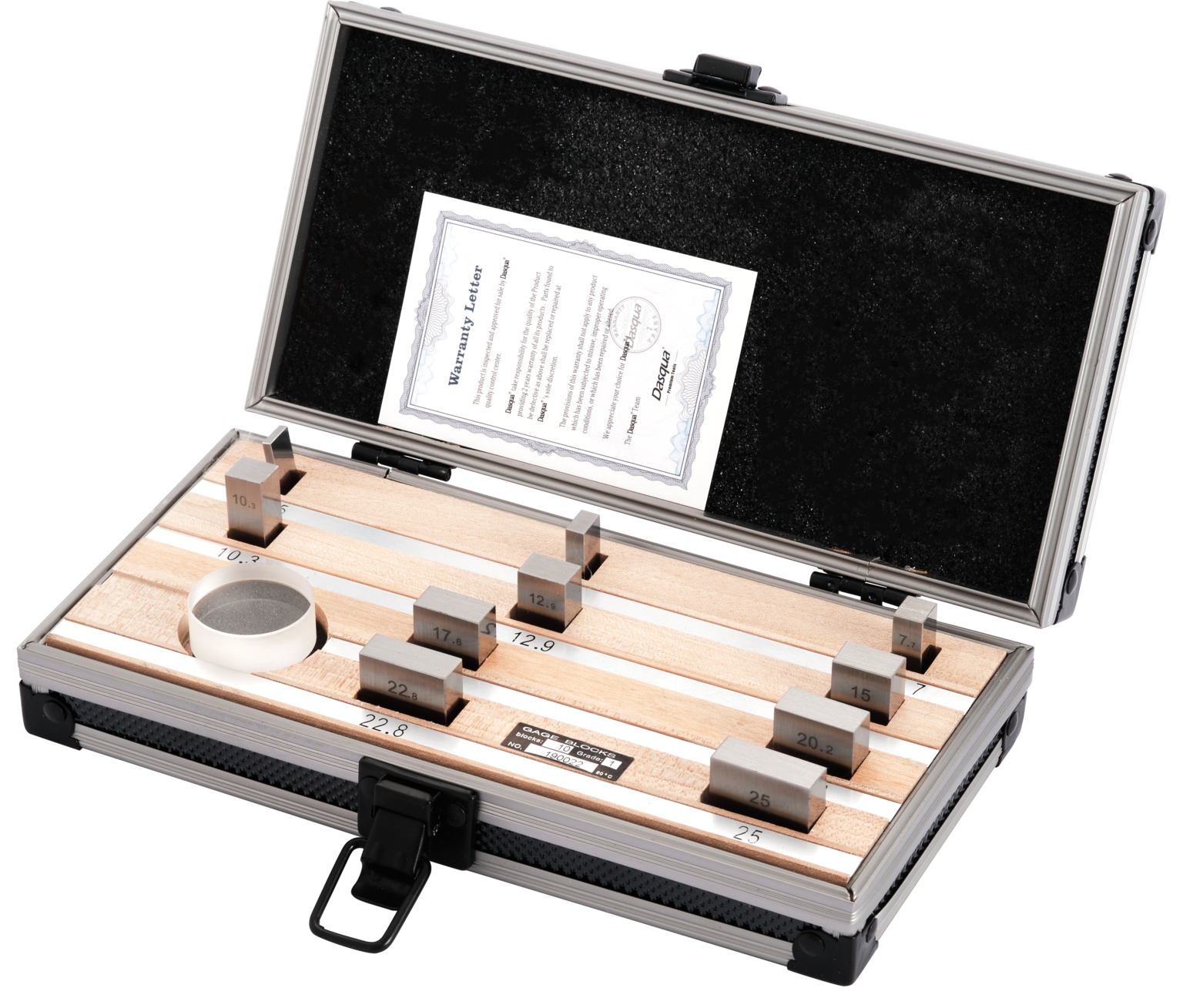 Dasqua Micrometer Calibration Gauge Block Set Chronos Engineering