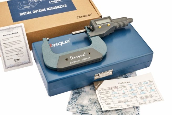 Dasqua 50-75mm / 2-3 inch Digital Micrometer- - 4210-2115- SORRY OUT OF STOCK - Image 8