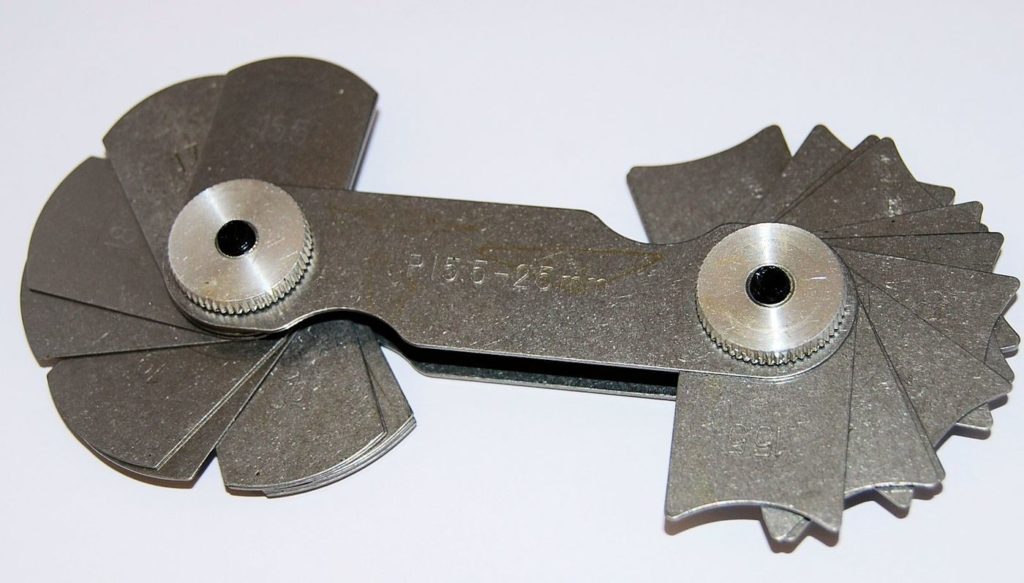 Metric Radius Gauge - 15.5 - 25 MM