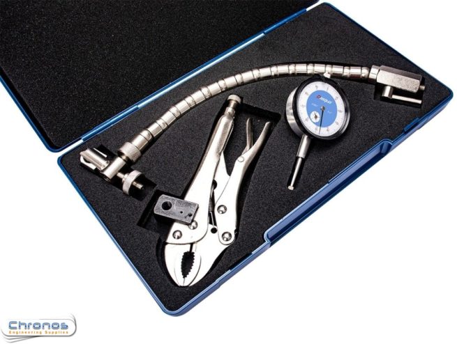 Dasqua Disc And Rotor Flex Chrome Automotive Kit Set Imperial Dial indicator 7611-0025 - Image 2