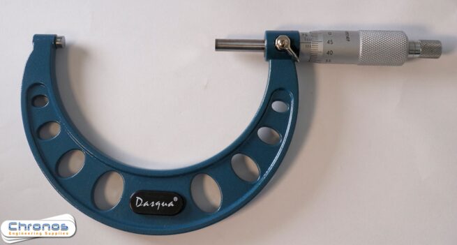 Dasqua 75 - 100mm x 0.01mm Outside Micrometer- 4111- 8120 - Image 4