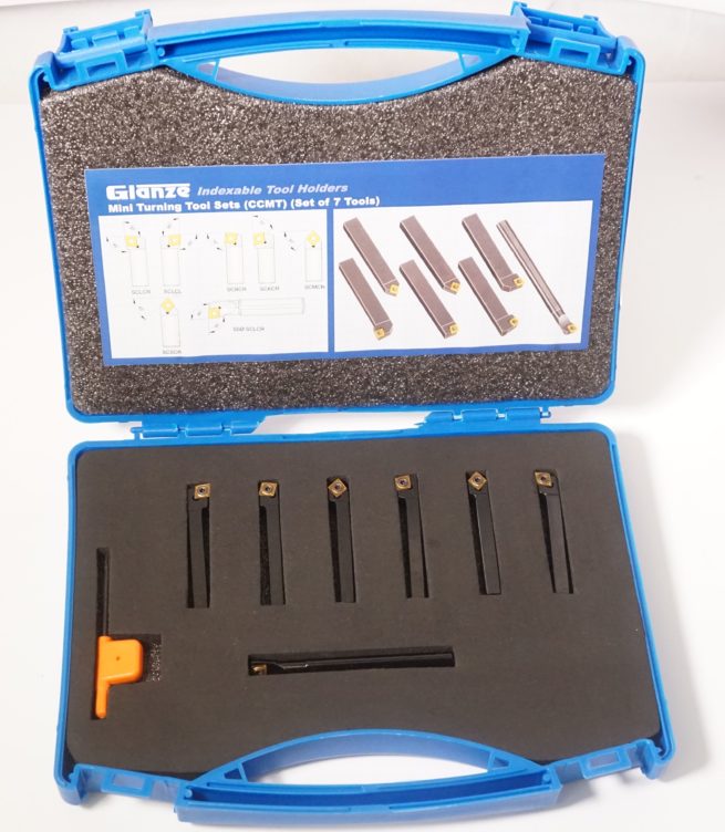 Set of 6mm Glanze Mini Indexable Turning Tools - Image 3