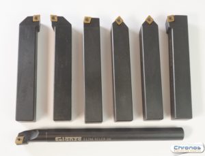 Set of 16mm Glanze Mini Indexable Turning Tools