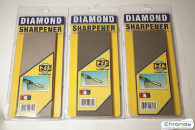 Set of 3 Eze Lap 3 inch x 8 inch x 1 4 inch Diamond Bench Stones
