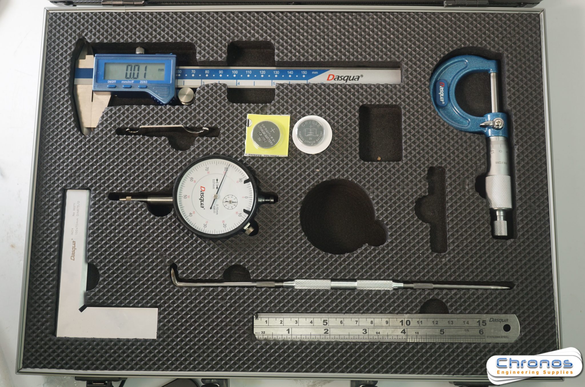 Dasqua 6pc Premium Precision Measuring Set Chronos Engineering Supplies