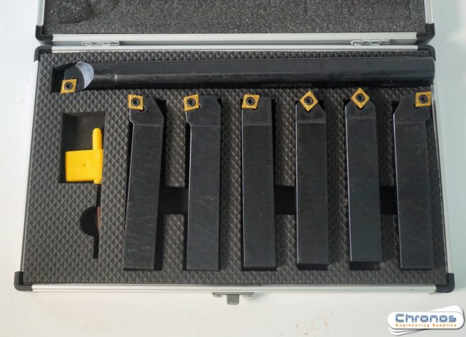 Set of 7 SCT Indexable Lathe Tools 20mm Shank- sorry out of stock - Image 4