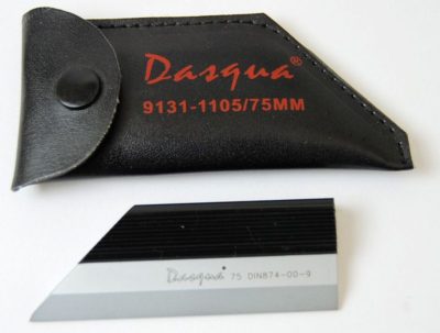 Dasqua Stainless Straight Edge 75 mm