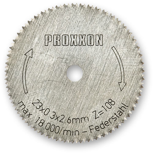 Proxxon Replacement cutter for the MICRO Cutter MIC, 23 x 0.1mm, 2.6mm bore 950539