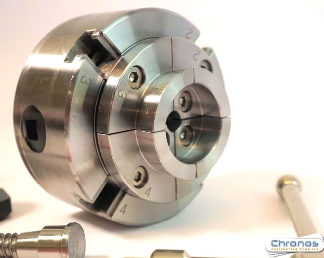 SCT 4 Jaw Geared Scroll Chuck Set 70mm 1 inch x 8 - Image 3