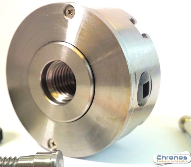 SCT 4 Jaw Geared Scroll Chuck Set 70mm 1 inch x 8 - Image 4