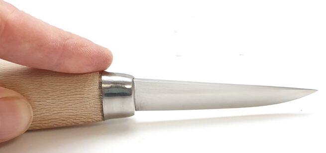 Beber BEBSL314 Sloyd Pattern 3.25″ Blade Whittling Knife
