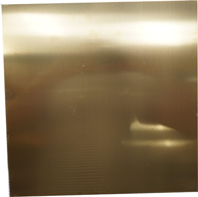 Brass Sheet 10 SWG (3mm) 300 x 300mm Grade CZ108