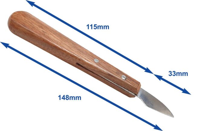 Beber Skew Chip Carving Knife BSCK