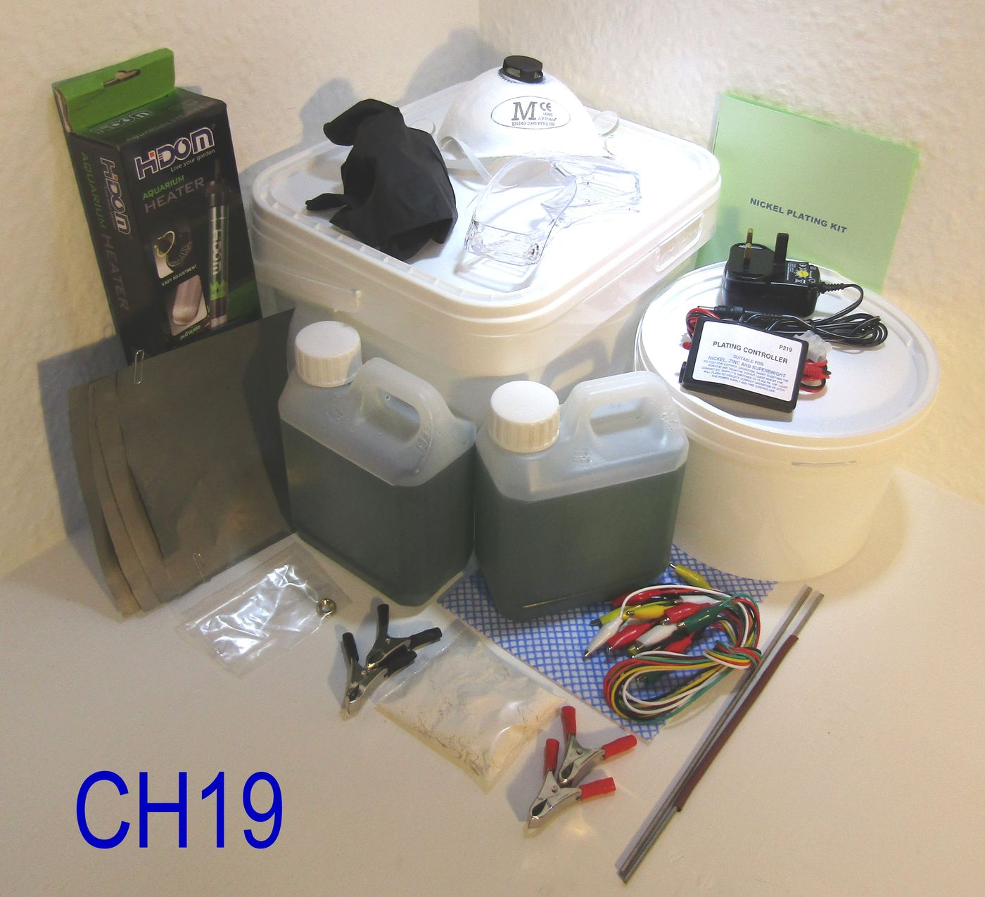 Standard Nickel Plating Kit 2 Litre - Chronos Engineering Supplies