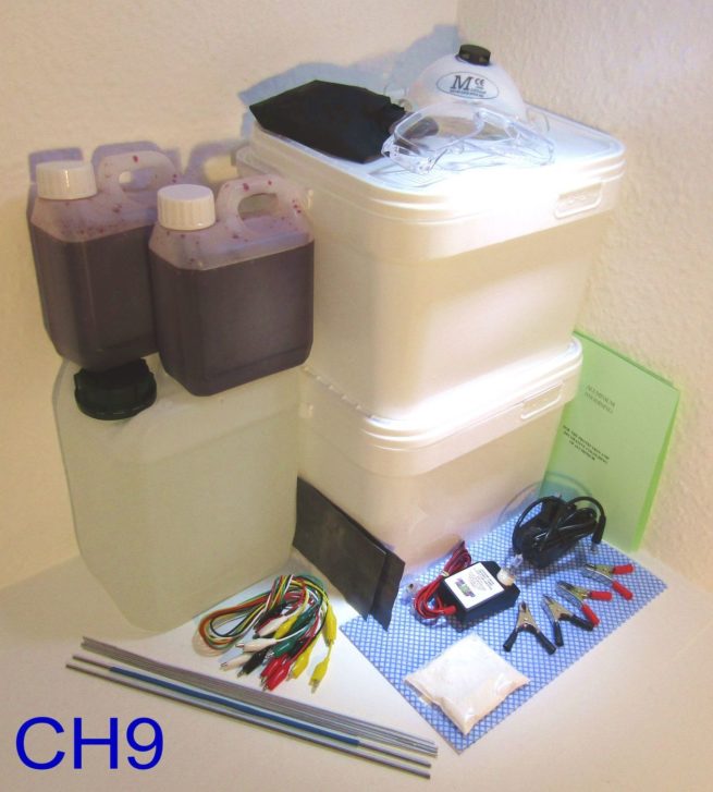 Standard  Anodising Kits ( Coloured) 10 Litre