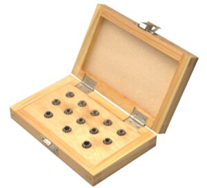 ER11 Collet Set (0.015mm Run Out) – 13 Pieces