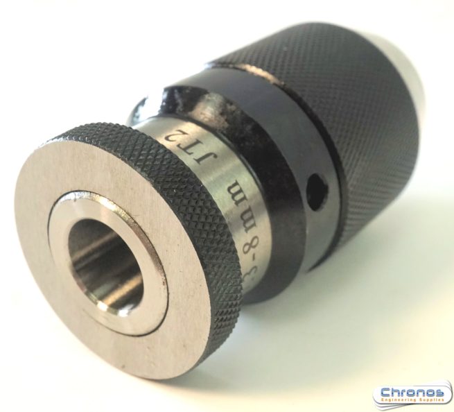 High Quality Precision Keyless Drill Chuck 0.3 - 8mm on an R8  Arbor - Image 4