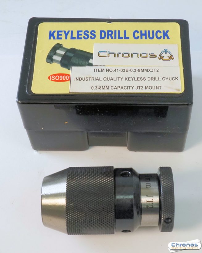 High Quality Precision Keyless Drill Chuck 0.3 - 8mm on an R8  Arbor - Image 5