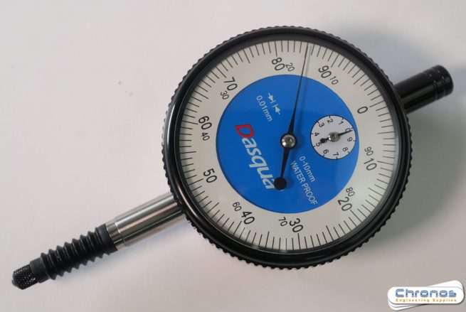 Dasqua Fine Adjustment Magnetic Base and 0-10mm IP54 Waterproof Dial Gauge Set 7611-1010 - Image 3