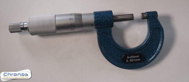 Dasqua 0-25mm x 0.001mm Outside Micrometer - Image 4