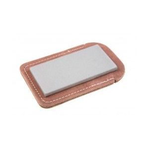 Eze-Lap 2 inch x 4 inch Super Fine Grit Diamond Bench Stone (1200) with a Leather Pouch SORRY OUT OF STOCK