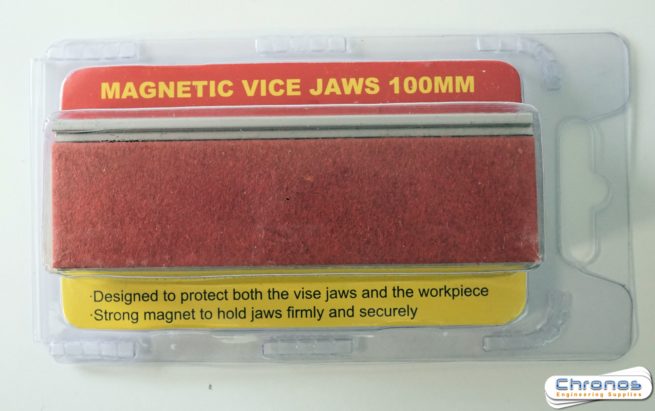 Pair of 100mm Magnetic Fibre Soft Vice Jaws- SORRY OUT OF STOCK - Image 4