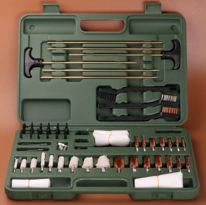 62 Piece Deluxe Multi Gun Cleaning Brushes Set