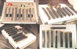 Set of 9 SCT Indexable Lathe Tools with 1/2 Shank SORRY OUT OF STOCK