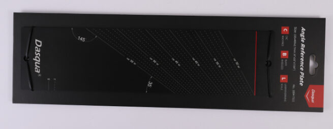 Dasqua Black-Red Angle Reference Plate 1804-7111