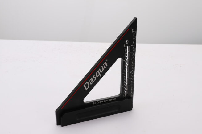 Dasqua Black-Red 6 Inch Precision Carpenters Square 1804-5883 - Image 5