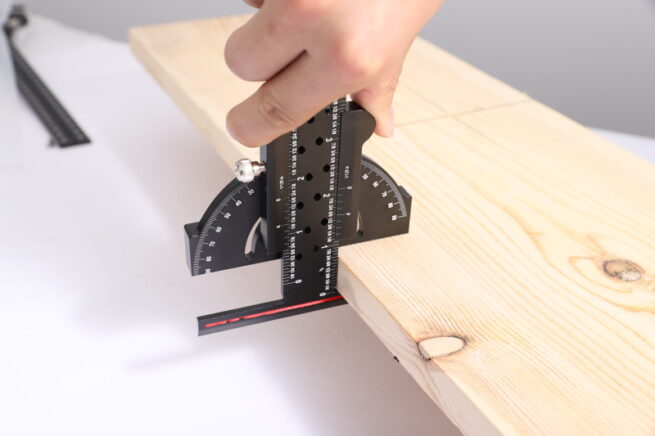 Dasqua Black-Red Plus Multi Rotary Measuring Ruler 12" Imperial  1804-6113 - Image 8