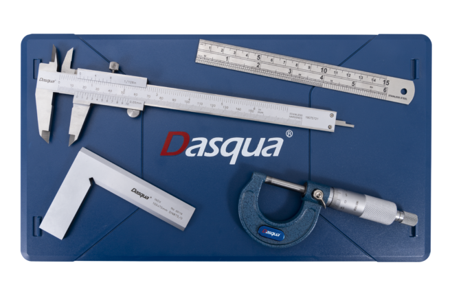 Dasqua 4pc General Purpose Precision Measuring Set 2210-8203 - Image 9