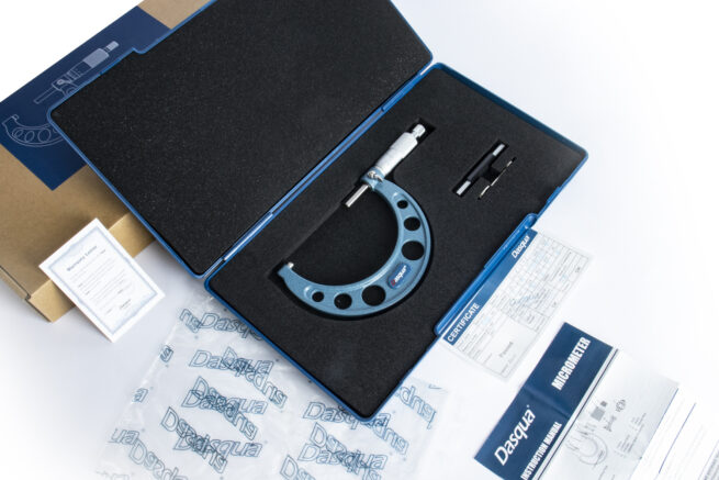 Dasqua 75 - 100mm x 0.001mm Outside Micrometer 4111-9120- SORRY OUT OF STOCK - Image 2