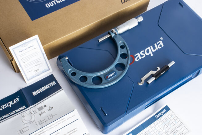 Dasqua 75 - 100mm x 0.001mm Outside Micrometer 4111-9120- SORRY OUT OF STOCK