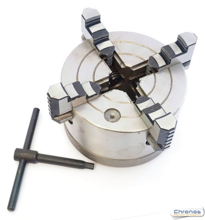 SCT brand 125mm 4 Jaw Independent Chuck Threaded 1 1/8 x 12 tpi compatible with Myford ML7 etc- SORRY OUT OF STOCK - Image 3
