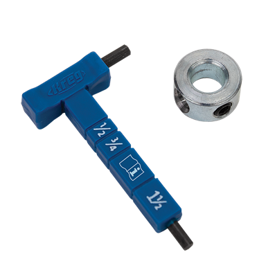 KREG® Easy-Set Depth Gauge / Depth Collar / Hex Wrench