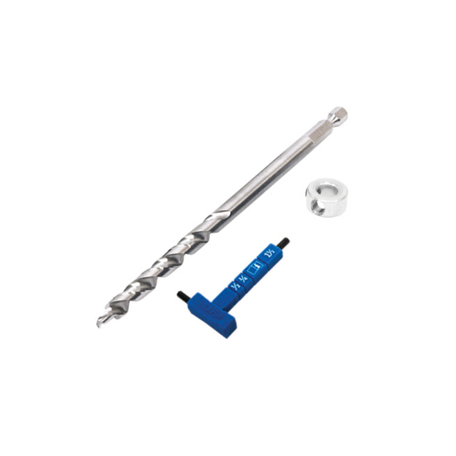 KREG® Kreg Jig® Pocket-Hole Jig 520 Micro Drill Bit & Stop Collar