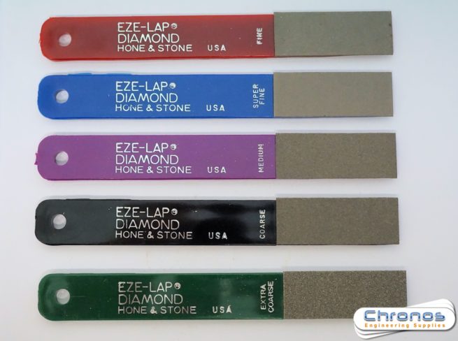 Eze Lap Diamond Hone and Stone 5 pack set Chronos Engineering Supplies