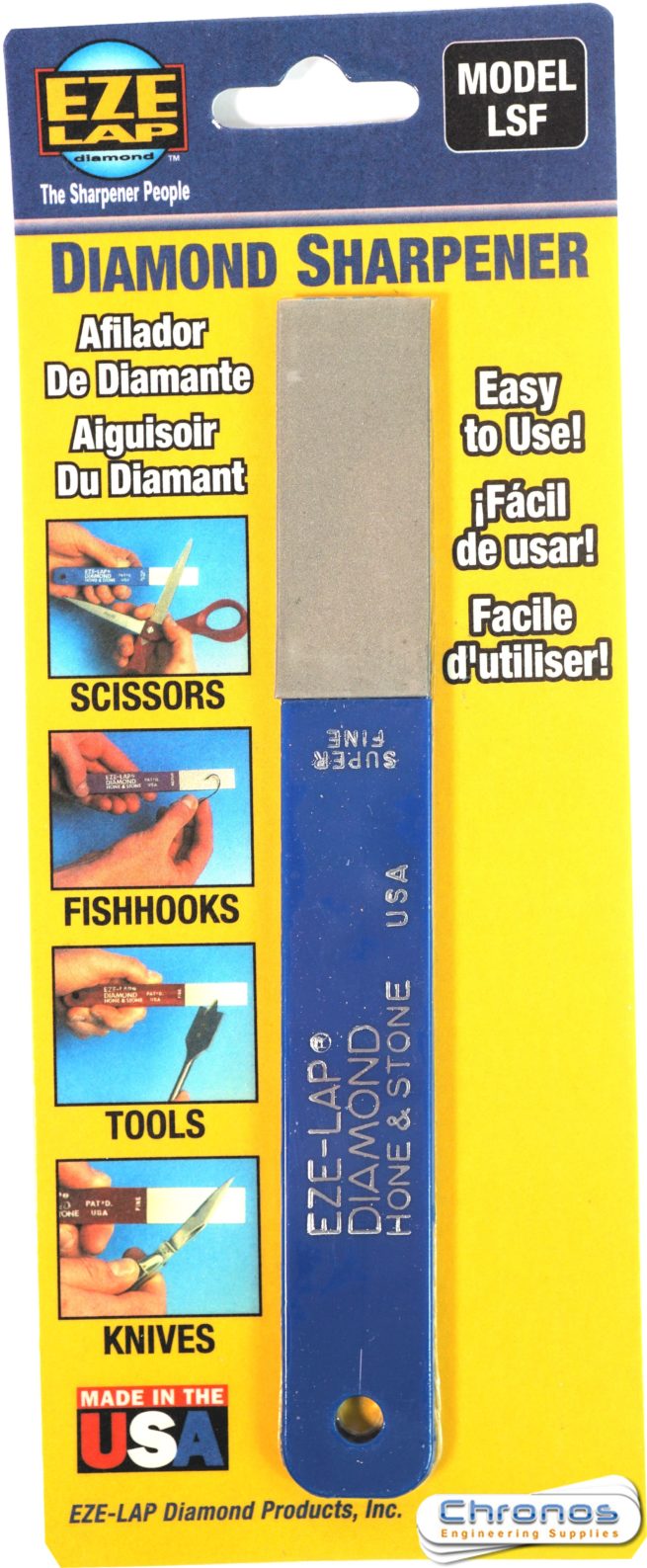 Eze-Lap Super Fine Grit (1200) - Blue Handle - Image 3
