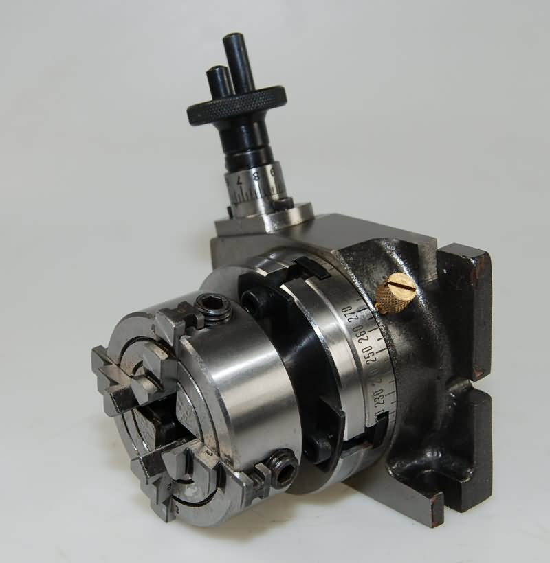 New Soba 3" Rotary Table c/w 4 Jaw Chuck , Tailstock & Clamping Kit