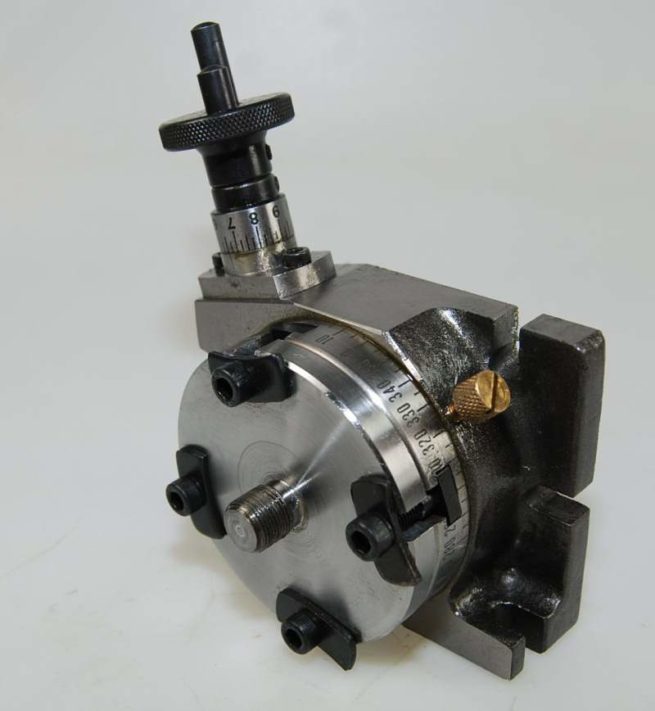 3" Rotary Table With Unimat  M14 Threaded Chuck Adaptor