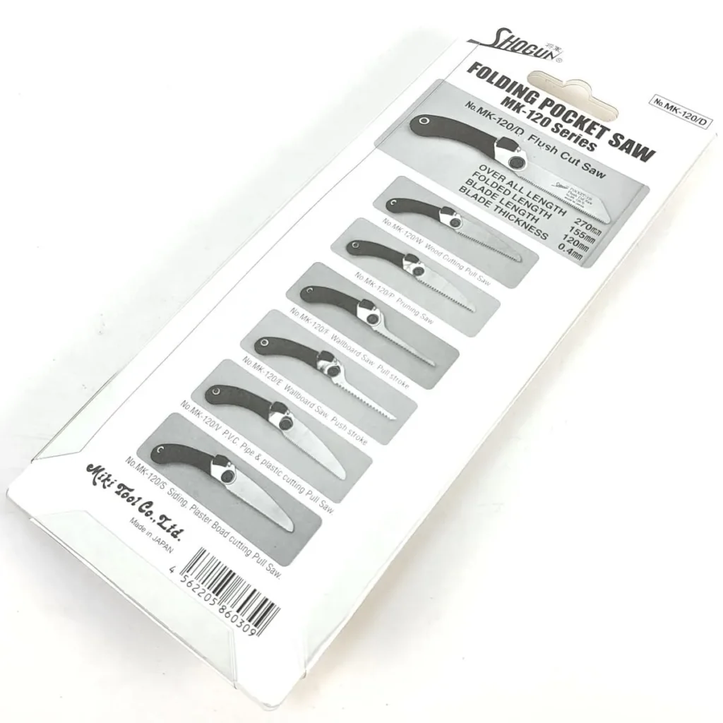 Shogun MK-120/D Folding Flush Cut Pull Saw 120mm Length - Image 7