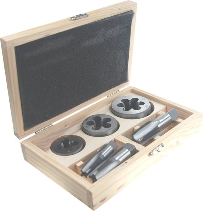 6 PC NPT Pipe Tap and Die Set SORRY OUT OF STOCK Chronos Engineering